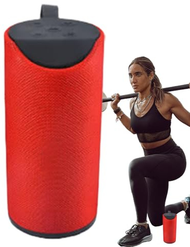 Generisch Portable Wireless Speaker, Waterproof Smart Speaker with Carry Handle, Long Battery Life, Portable Gadgets for Camping, Travel, Party, Garden, Home, Studio, Picnic, Bathroom