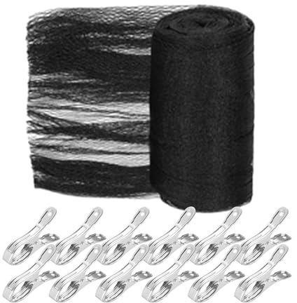 Copertura per piscina, copertura di sicurezza per piscina, con 12 clip, protezione solare e acqua, rete protettiva per bambini e animali domestici, per piscina interna, vasca idromassaggio, patio