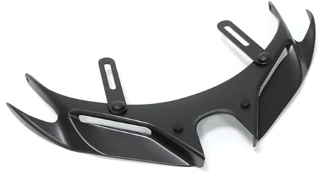 QRDKKL Alette Moto per Forza 350 2021 2022 per Forza 350 125 2023 2024 2025 Carenatura Anteriore Alette Alettone Aerodinamico Alette Laterali Spoiler Spoiler Laterale per Moto(Black 2023-2025)