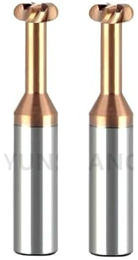 T-Schlitz Endmühle, 1 stücke T-nut Fräser Radius Ecke T Typ Ende Mühle R0.5/0.75/1/2/3 D3-D20