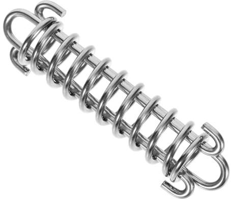 BESPORTBLE Hundeleinen Feder Aus Edelstahl 304 Stoßdämpfende Zugfeder Mit 41 Kg Zugkraft Outdoor Zubehör Für Hundetraining Wandern Und Laufen
