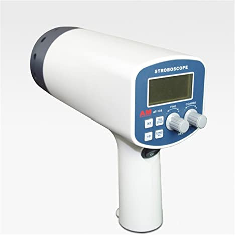Stroboscope, Stroboscope portable numérique AT-135B Tachymètre portable à haute précision Stroboscope sans contact avec mesure de la vitesse de flash de vitesse rotative 50~4000 0fpm