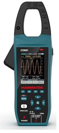 2.8-in Pinza amperometrica con oscilloscopio digitale True RMS