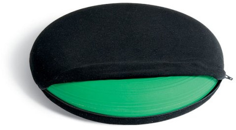 Bezug Ballkissen 36 cm Standard, schwarz, 36cm