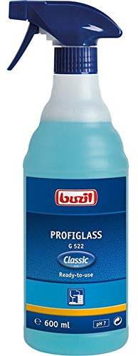 Buzil Glasreiniger Profiglass Classic G522: Für streifenfreie Ergebnisse, blau, 600ml