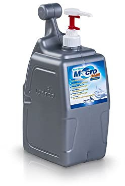 Nettuno MACROCREAM 5000 ML Crema Macro Cream lavamani Ideale per Olio, idrocarburi, Grasso, lubrificanti, polveri Metalliche, Nero di Carbone