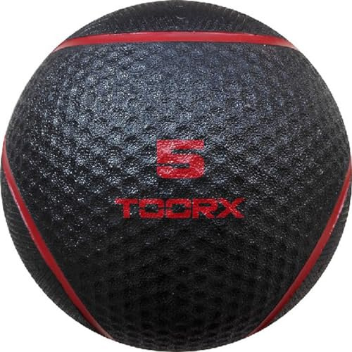 TOORX - Medizinball - Durchmesser 22 cm - 5 kg