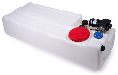 Nuova Rade Wassertank Bora 12 V Pumpe 40 L / 60 L / 80 L / 100 L Förderleistung 8 Liter/min Frischwassertank Bootstank Tank Boot