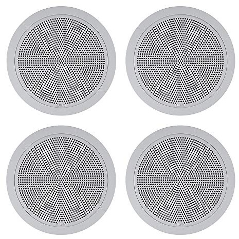 RCF 4 altoparlanti da soffitto, 6 W, 100 V, doppio cono, sistema di altoparlanti professionali