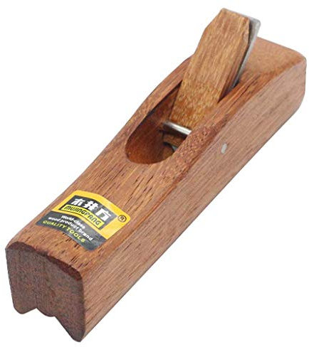 Tubayia Mini cepillo de carpintero para carpinteros profesionales y principiantes (115 x 25 x 30 mm)