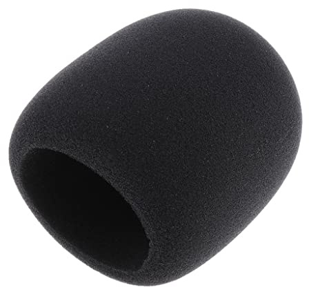 B Baosity Popschutz Groß Schaumstoff für Mikrofon Windschutz für Blue, Pro Kondensator mikrofon, Schwarz
