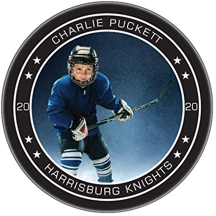 Tiger Tail Sports Personalized Photo Hockey Puck