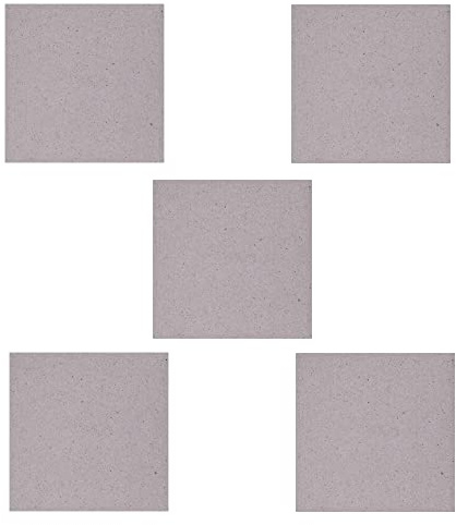 HeyNana - 5 Unidades de Placa de Mica para horno microondas Placa reemplazo Reparación de Accesorios 13 x 13 cm