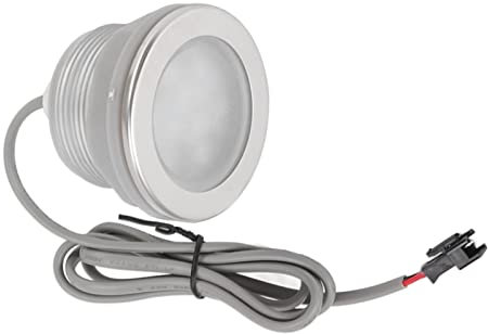 Luz LED Subacuática para Piscina, Luces LED Sumergibles, Luces Impermeables para Bañera de Hidromasaje, Luces de Piscina de Superficie Esmerilada Coloridas de Acero Inoxidable, Lámpara de Bañera para