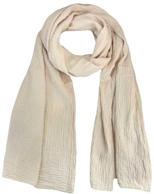 stylx Weichster Musselin Tuch Damen LANGER SCHAL Musselin Schal, Muslin Nursing Scarf 64 x 210 cm Musselin Tücher Damen, Musselintücher, Tuch Damen, Musselin Halstuch, Halstuch Damen