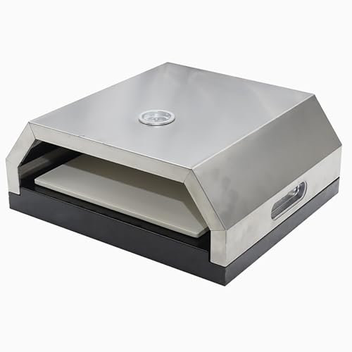 Forno Per Pizza Da 12, Forno Per Pizza Da Esterno BBQ, Forno Per Pizza Da Esterno Multicombustibile, Forno Per Pizza Da Esterno Portatile Da Campeggio Con Termometro, Adatto Per Forno a Carbone