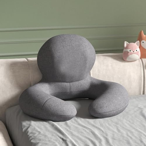 Johnear Rückenkissen,Lesekissen für Bett und Sofa, Stützkissen, Multifunktionales Lesekissen, Bettkissen zum Aufsitzen im Bett mit abnehmbarem Bezug, Körperkissen Ideal als Rückenstütze Beim Lesen