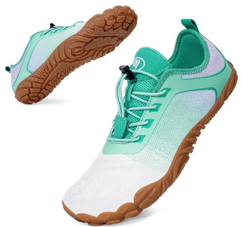 Bigzagger Chaussures pieds nus pour femme et homme - Chaussures de trail avec large boîte à orteils et semelles Zero-Drop - Légères et respirantes - Chaussures pieds nus - Confort antidérapant