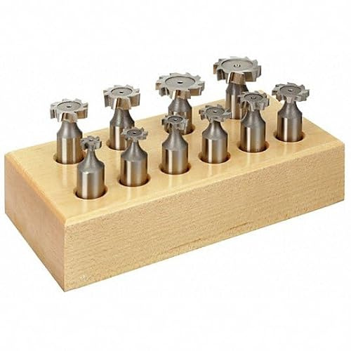 10 Pcs WoodRuff Key Cutter Bit Key Seat Key Set For Milling Machine Tool Tooling-Amz690