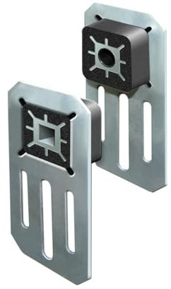 Schellenberg 20305 Set di supporti a muro Leiselauf per tapparelle