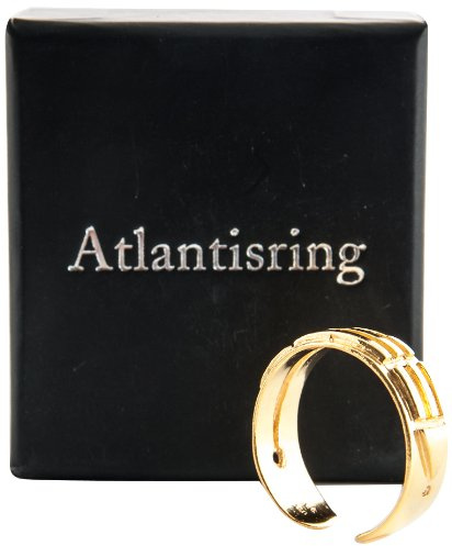 Berk R-001-G Symbol Schmuck - Atlantisring, Herrengröße, vergoldet