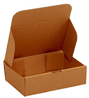 Maxibriefkarton DIN A6 160 x 110 x 50 mm 150 Stück Braun Verpackungen Versandkartons Großbriefkarton