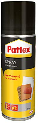 Pattex PXSP8 Spray Permanent Sprühkleber, Transparent