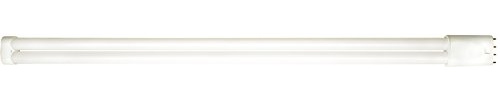 SATCO S9950 23 Watt PLL T5 LED Light Bulb; Frosted; 2G11 Base; 2800 Lumens; 120-277 Volt; 3500K; Type B; Ballast Bypass; CA Compliant (10 LED Light Bulbs)