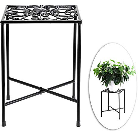 SUMNACON Metall-Pflanzenständer, Blumentopf-Präsentationshalter, Blumentopfhalter für drinnen und draußen (Pflanze nicht im Lieferumfang enthalten)