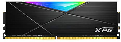 ADATA XPG Modulo di memoria RAM SPECTRIX D55 RGB DDR4, Gaming-DRAM, 3200 MHz 32GB (2x16GB), dual package, High Speed, Struttura robusta, Desktop Arbeitsspeicher, Supporto XMP 2.0, Black