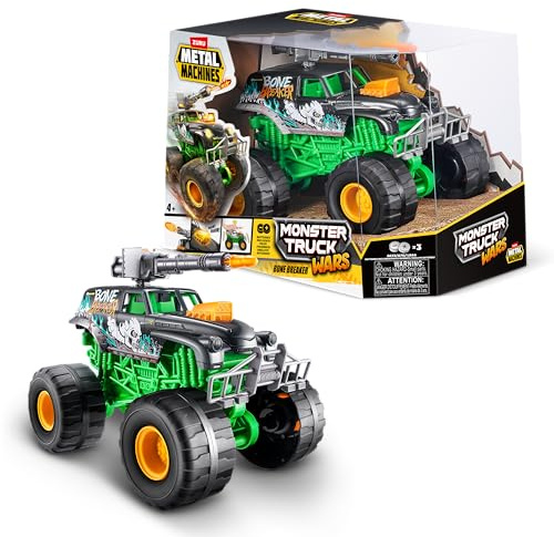 METAL MACHINES Monster Truck Wars Bone Breaker, Collectible Die-Cast Vehicle, Toy Monster Truck, Race Car Toy (Bone Breaker)