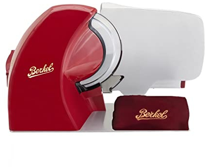 BERKEL – Cortadora Domestica Home Line 250 PLUS – Rojo + Funda de regalo