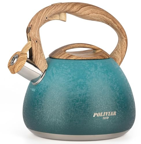 Poliviar Teekessel Induktion 2,7L mit Holzmasergriff