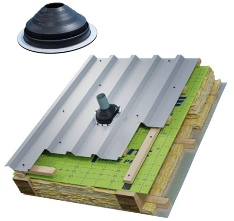 Eurovent® SEAL Rohrmanschette, Dachdurchführung, Rohrdurchführung für Ø75-160 mm