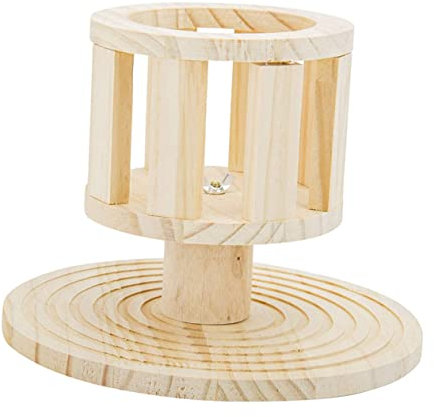 minkissy Holz Futterspender Kaninchen Futterkrippe Mit Gras Halter Langlebiger Holz Futtertrog Für Meerschweinchen Und Kleintiere Käfig Zubehör Für Frisches Und Sauberes Futter