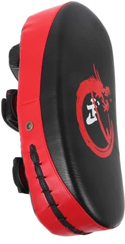 Happyyami Boxpolster Boxziel Ziel-TKD-Trittpolster Schlagpolster für Karate-Training Fußpolster Boxhandschuhe Kickboxen Kickpad Fokuspad Leibwächter Bodenmatte Treten Ziel Boxmatte Kind Pu