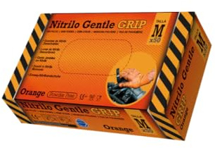 Rubberex Gant Nitrile Orange 8,5gr Taille M boite de 50