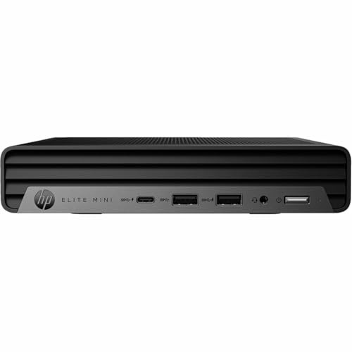 HP Elite Mini 800 G9 Desktop Computer - Intel Core i7 12th Gen i7-12700T - vPro Technology - 16 GB - 512 GB SSD - Mini PC - Q670 Chip - Windows 11 Pro - UHD Graphics 770 DDR5 SDRAM - Engli