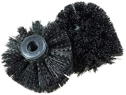 PRETYZOOM 2piezas Cabezal De Cepillo De Inodoro Negro De Plástico Recambio De Cepillo con Cerdas Rígidas Duraderas para Escobilla De Baño y Inodoro