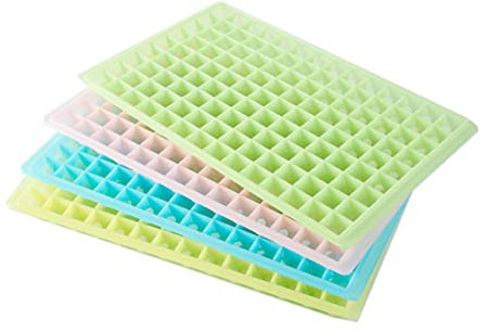 Garneck Molde De Hielo De Compartimentos Molde Para Cubitera De Silicona Cubiteras Pequeñas Con Formas Divertidas Para Fiestas El Congelador y Uso Al Aire