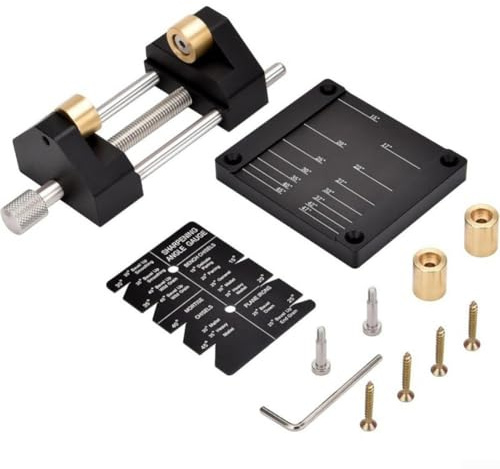 Adjustable Honing Guide, Aluminum Alloy Sharpener For Woodworking Sharpener Adjustable Angle Honing Guide