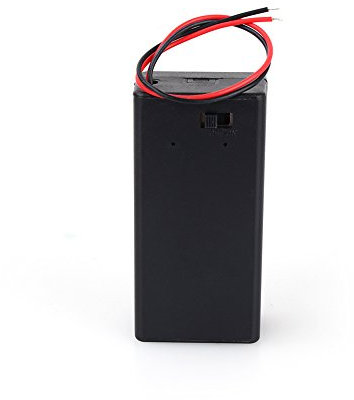 9V Battery Clip Holder Case with On/Off Switch Cover for Electronic Applications, Small Hobby Projects - Perfect for Electronics Enthusiasts