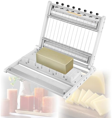 HSSMEUR Multi Wire Homemade Soap Cutter Handmade Soap Cutter Machine,for Loaf Candles Cheese Butter Making Tool