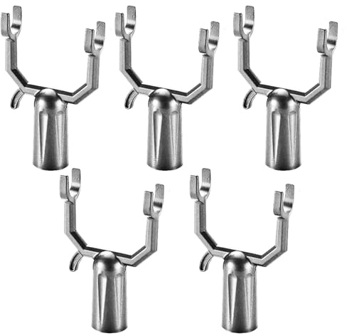 Supporto per di alberi da frutto, set di 5 pali in metallo, regolabili, resistenti alla ruggine, per alberi da frutto, verdura, piante rampicanti, colonne, attrezzi da giardinaggio, ornamentali