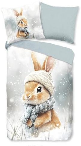 Traumschlaf Flanell Bettwäsche Hase