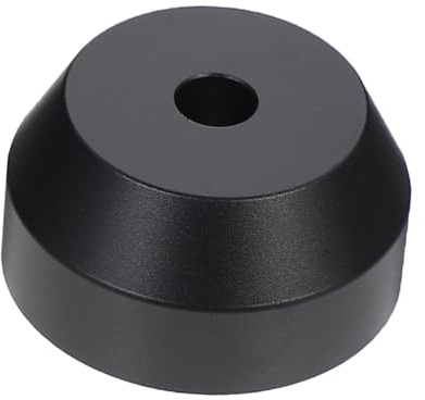 SHINEOFI Adaptateur Parfaitement Adapté à L'axe en Aluminium 45 Tours pour Platine Vinyle, Accessoire pour Disque Vinyle 7 Pouces Dôme pour Djs Professionnels et Usage Domestique