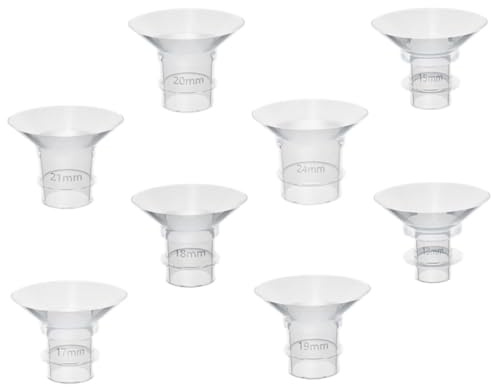 ifundom Inserts De Bride En Silicone 13-24 Mm Pour Tire-lait Électrique Et Portable, Confortables Et Sûrs, Kit 8 Pièces Polyvalent Pour Maman Allaitante