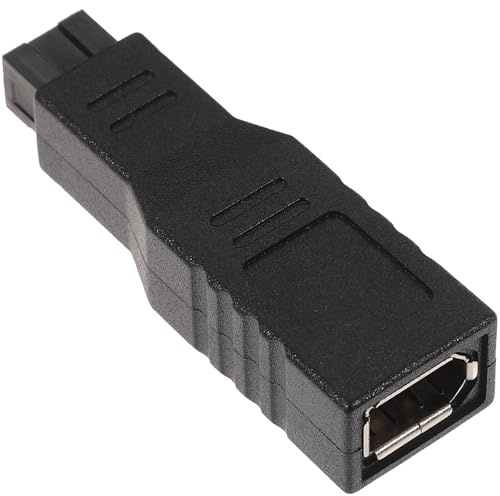 IMIKEYA Cable Adaptador Convertidor de Transferencia de Datos 9 Macho a 6 Hembra Compatible para PC y Portátiles Adaptador Ieee 1394 400 a 800 Cable Digital para Conexión de