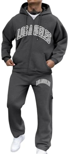EODJXIO Tuta da Lavoro Monouso 2026 per Palestra Uomo Fitness Antipioggia Moto XXXL Felpa Hoodie Zip Anime con Cappuccio E