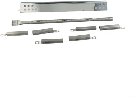 Para Charbroil para parrilla de gas de alto rendimiento, kit de tubo de quemador de acero inoxidable 202 diseñado para un calor fiable y fácil reemplazo (C)